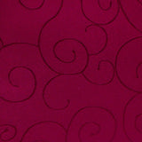 Paulina Tischdecke mit Fleckschutz - Oval - 160x220 bis 160x400 – Rot