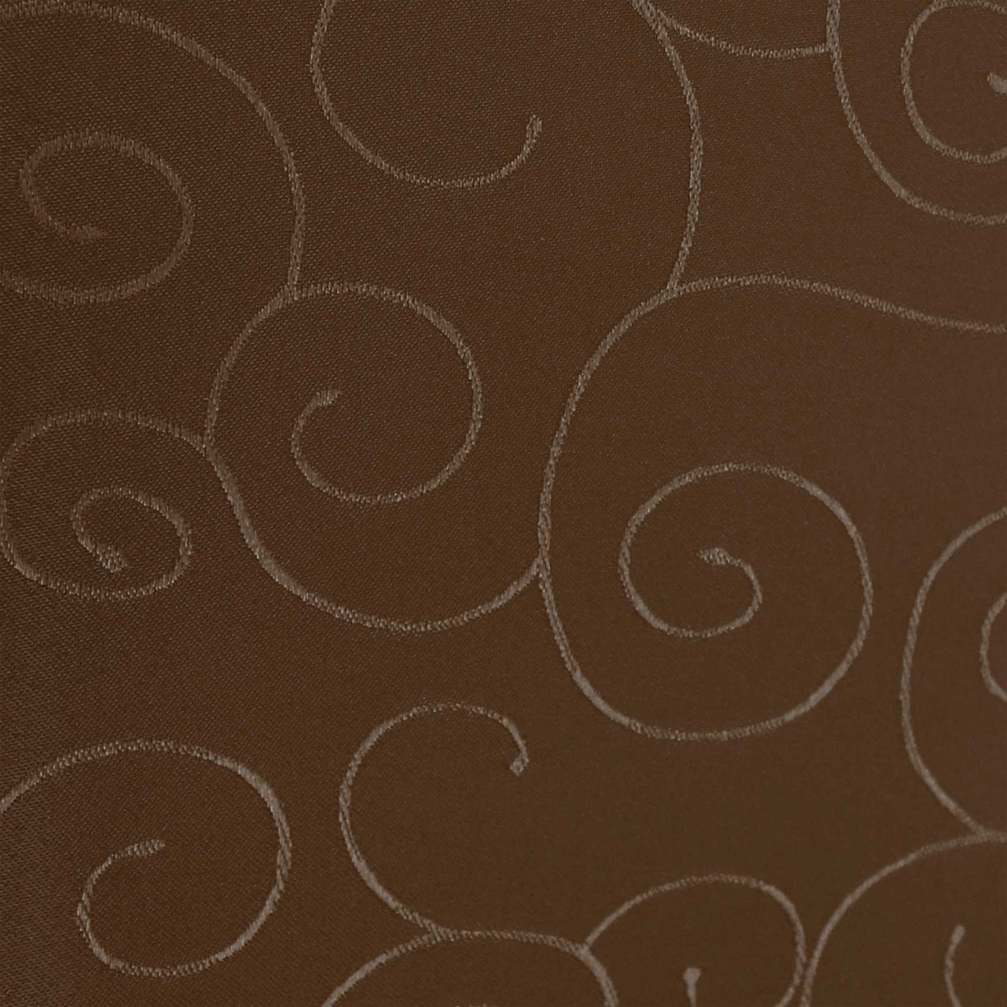 Paulina Tischdecke mit Fleckschutz - Rund - 135 bis 180 – Braun