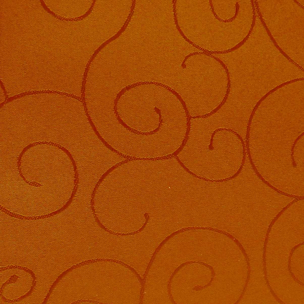 Paulina Tischdecke mit Fleckschutz - Rund - 135 bis 180 – Orange